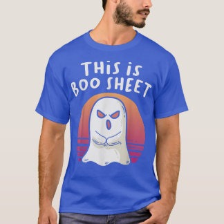 Vintage Ghost This Is Boo Sheet Costume Halloween  T-Shirt