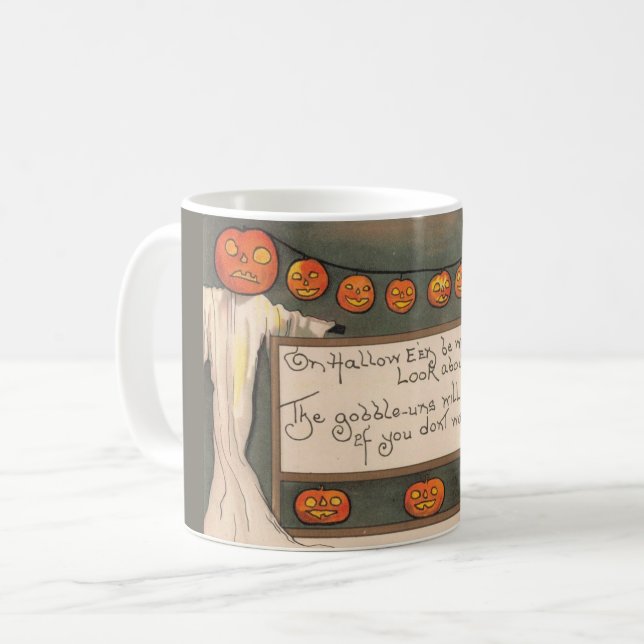 Vintage Ghosts & Goblins  Coffee Mug (Front Left)