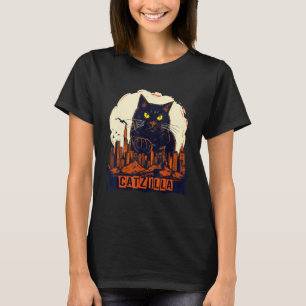Vintage Giant Kitty Cat Catzilla T-Shirt