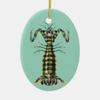 Vintage Giant Mantis Shrimp Marine Art Print