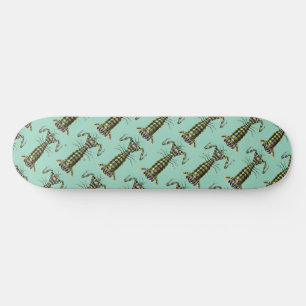 Vintage Giant Mantis Shrimp Marine Art Print Skateboard