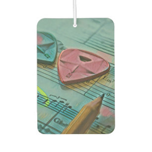 Vintage gift for a guitarist air freshener