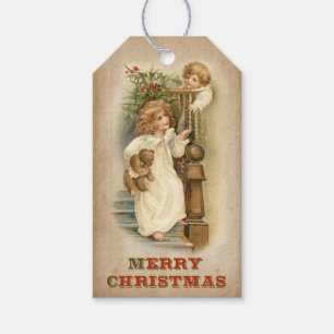 Vintage Gift Tags - Christmas Day Morning