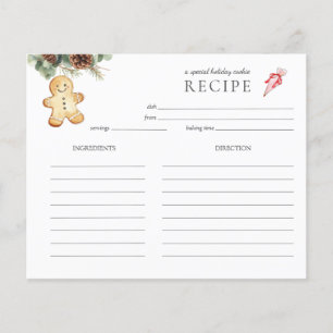 Vintage Gingerbread cookie man Holiday Baking 