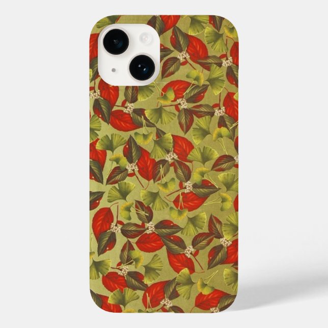 Vintage Ginkgo Case-Mate iPhone Case (Back)