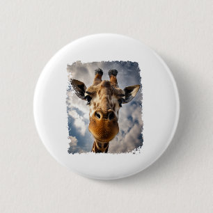 Vintage Giraffe 2 Inch Round Button