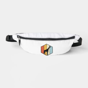 Vintage Giraffe Geometric Safari Vector Shirt_1 Fanny Pack