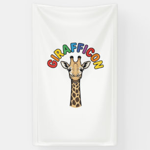 Vintage Giraffe Icon Cute Animal Shirt Design_1 Banner