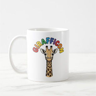 Vintage Giraffe Icon Cute Animal Shirt Design_1 Coffee Mug