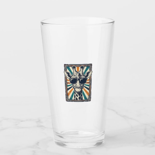 Vintage Giraffe Sunglasses Glass (Front)