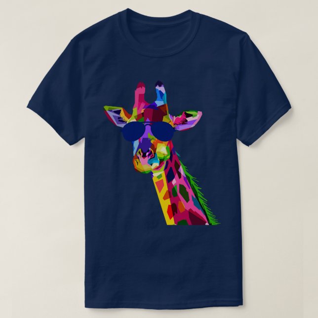 Vintage Giraffe T-Shirt (Design Front)