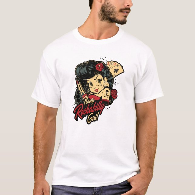 vintage girl T-Shirt (Front)
