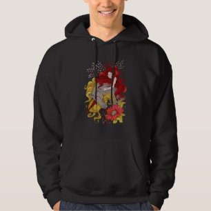 Vintage Girl With Dogs And Horse, Horseback Riding Hoodie