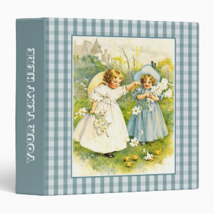 Vintage Girls with Chicks Gift Binders