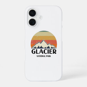 Vintage Glacier National Park iPhone 16 Case