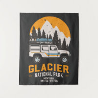 Vintage Glacier National Park Road Trip Montana