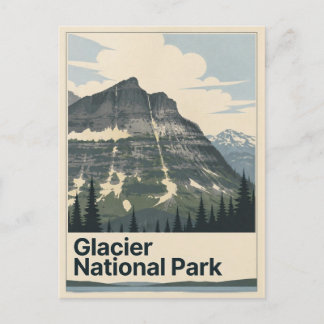 Vintage Glacier Postcard