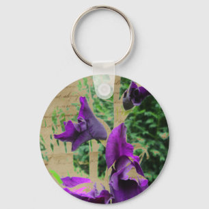vintage Gladiole Keychain