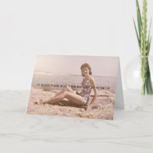 VINTAGE GLAMOUR Greeting Card