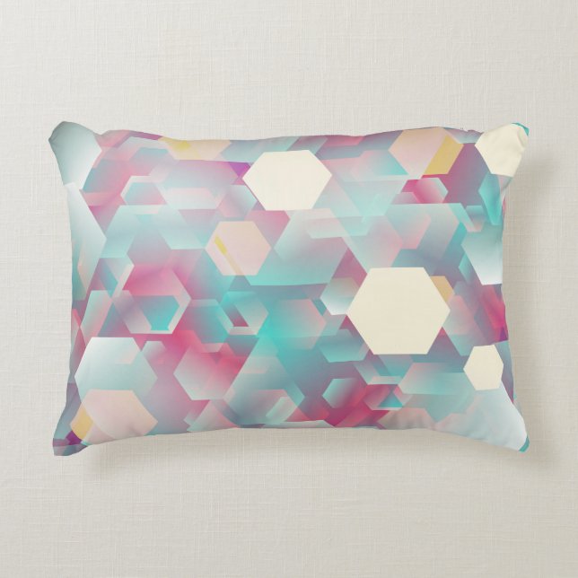 Vintage Glittering Confetti Background. Accent Pillow (Front)