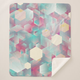 Vintage Glittering Confetti Background. Sherpa Blanket