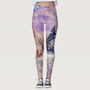 Vintage Gnomes in Christmas Tree Drawing, Gnomes w Leggings