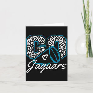 Vintage Go Cheer Jaguars Back To School Srit Card