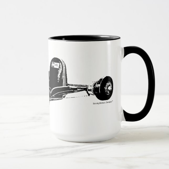 Vintage Go-Kart - Dear Santa, Still waiting... Mug (Right)