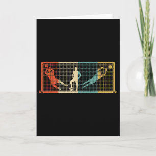 Vintage Goal Keeper Soccer Goalie Gift  Card