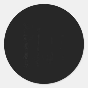 Vintage God Did It First 67 Six Seven Meme Christi Classic Round Sticker