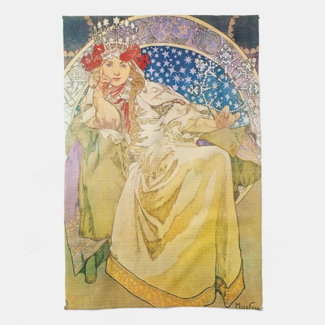 Vintage Goddess Kitchen Towel (Vertical)