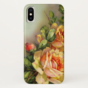 Vintage Gold and Blush Roses Case-Mate iPhone Case
