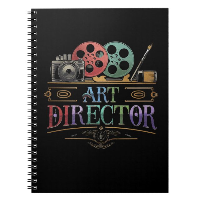 Vintage Gold Art Director Notebook (Front)