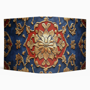 Vintage Gold & Blue Navy Book of Shadows Binder