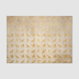 Vintage Gold Egyptian Paper Print