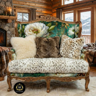 Vintage Gold Floral Seamless Decoupage Tissue Paper