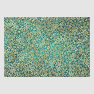 Vintage Gold Swirls Pattern Luxury Boho Classy Tissue Paper