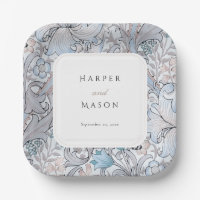 Vintage Golden Lilies William Morris Wedding