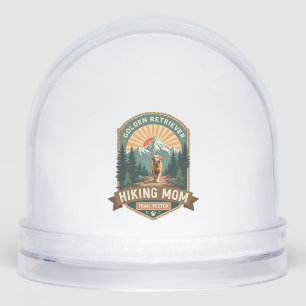 Vintage Golden Retriever Hiking Mom Trail Tested M Snowglobe