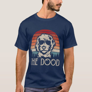 Vintage Goldendoodle The Dood  Gift Dad Mom Kids T-Shirt