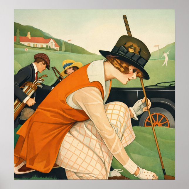 Vintage Golf - Art Print (Front)