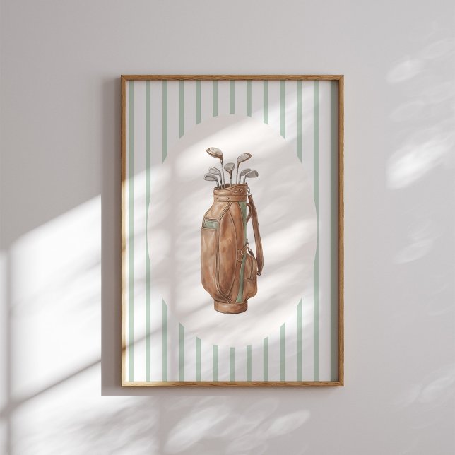 Vintage Golf Bag Wall Art (Creator Uploaded)