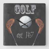 Vintage Golf Chalkboard Design