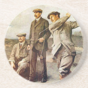 Vintage Golf Coaster