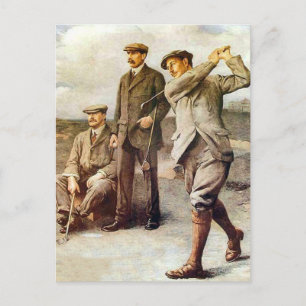 Vintage Golf Postcard