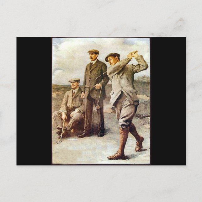 Vintage Golf Postcard (Front)