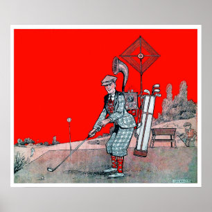 Vintage Golf Print