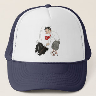 Vintage Golf Sports Humour, Funny Silly Golfer Trucker Hat