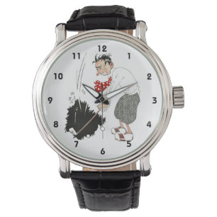 Vintage Golf Sports Humour, Funny Silly Golfer Watch