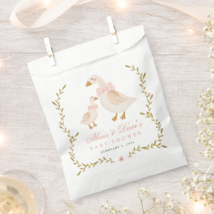 Vintage Goose Mama Baby Shower Favour Bag